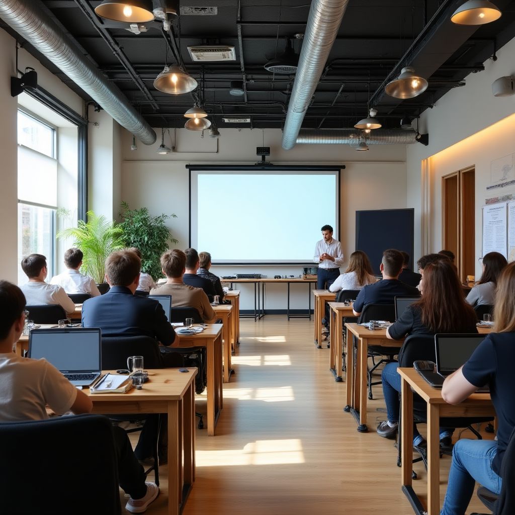 Teknik workshop eğitim alanı